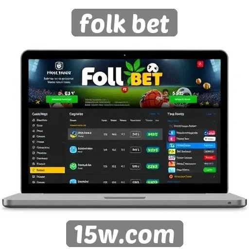 Interface e usabilidade do site folk bet